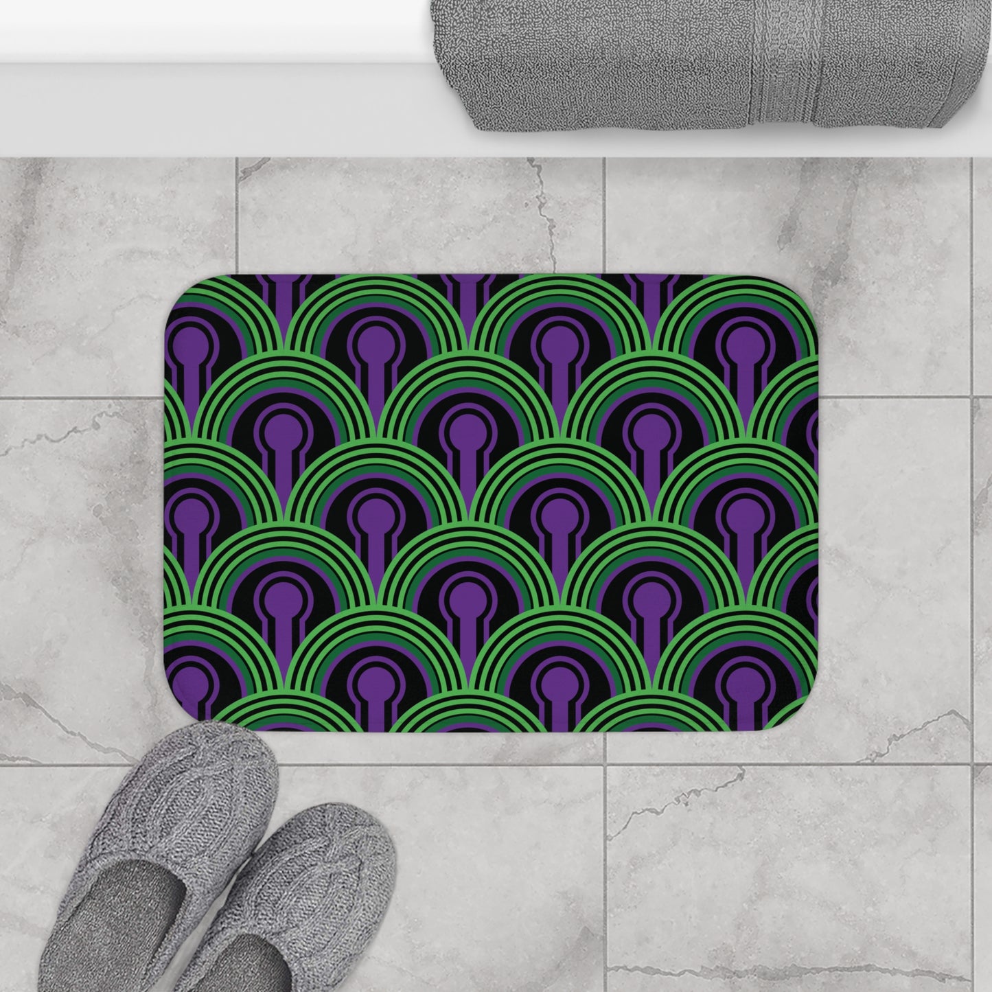Overlook Room 237 Wallpaper Bath Mat - The Shining Pattern Gift