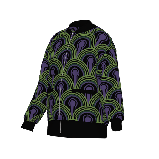 Room 237 Wallpaper Knitted Bomber Jacket - The Shining Inspired Knitwear