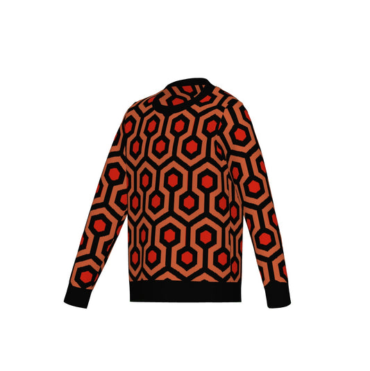Overlook Hotel Carpet Pattern Sweater, The Shining Knitted Pullover Jumper