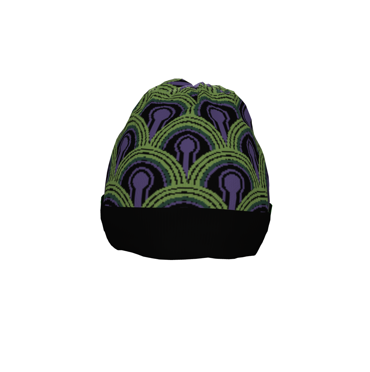 Room 237 Wallpaper Pattern Beanie Hat - The Shining Inspired Knitted Winter Hat