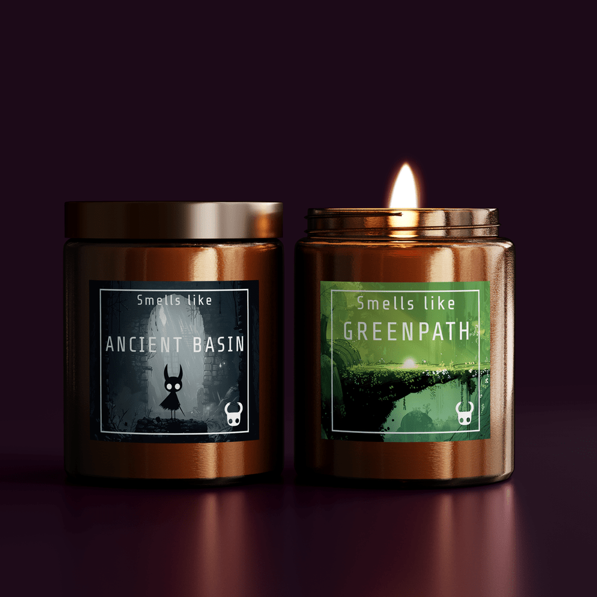 Hollow Knight Scented Candles | Scents of Hallownest Areas | Gaming Gift Idea