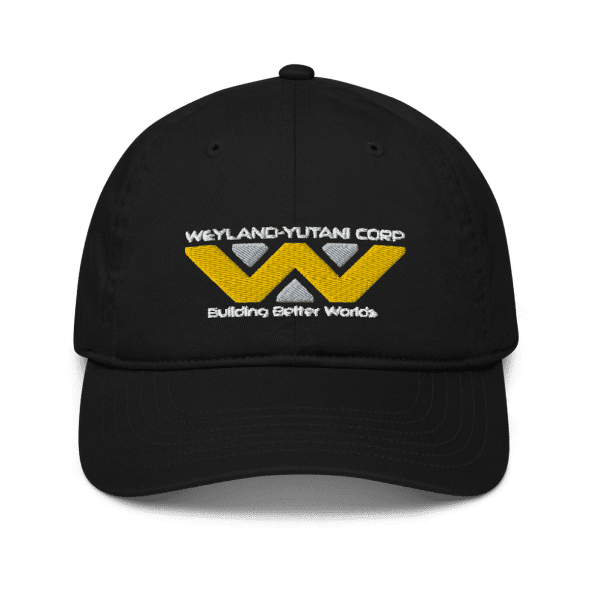 Alien Movie Trilogy Embroidered Hat | Weyland-Yutani Corp Logo | Baseball Cap