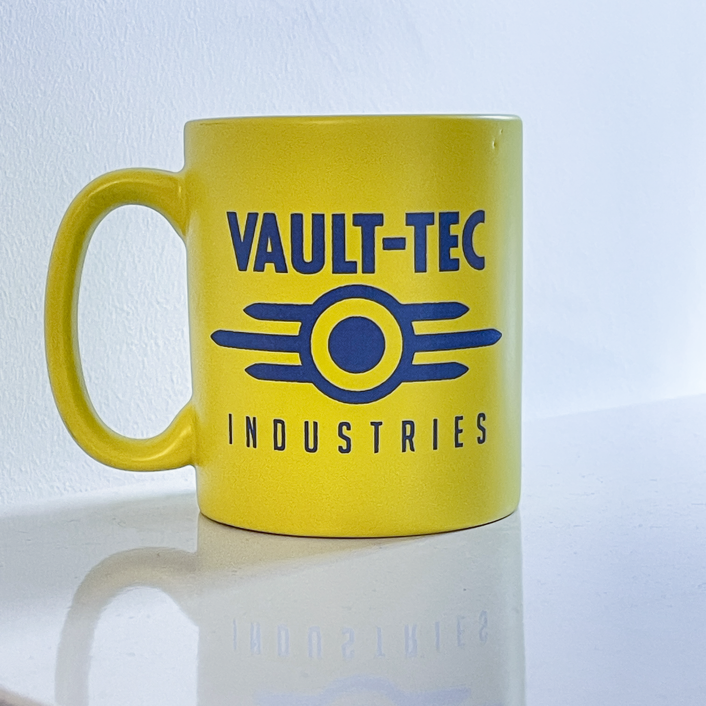 Fallout Mug | Vault-Tec Industries Logo | Yellow or Blue Matte