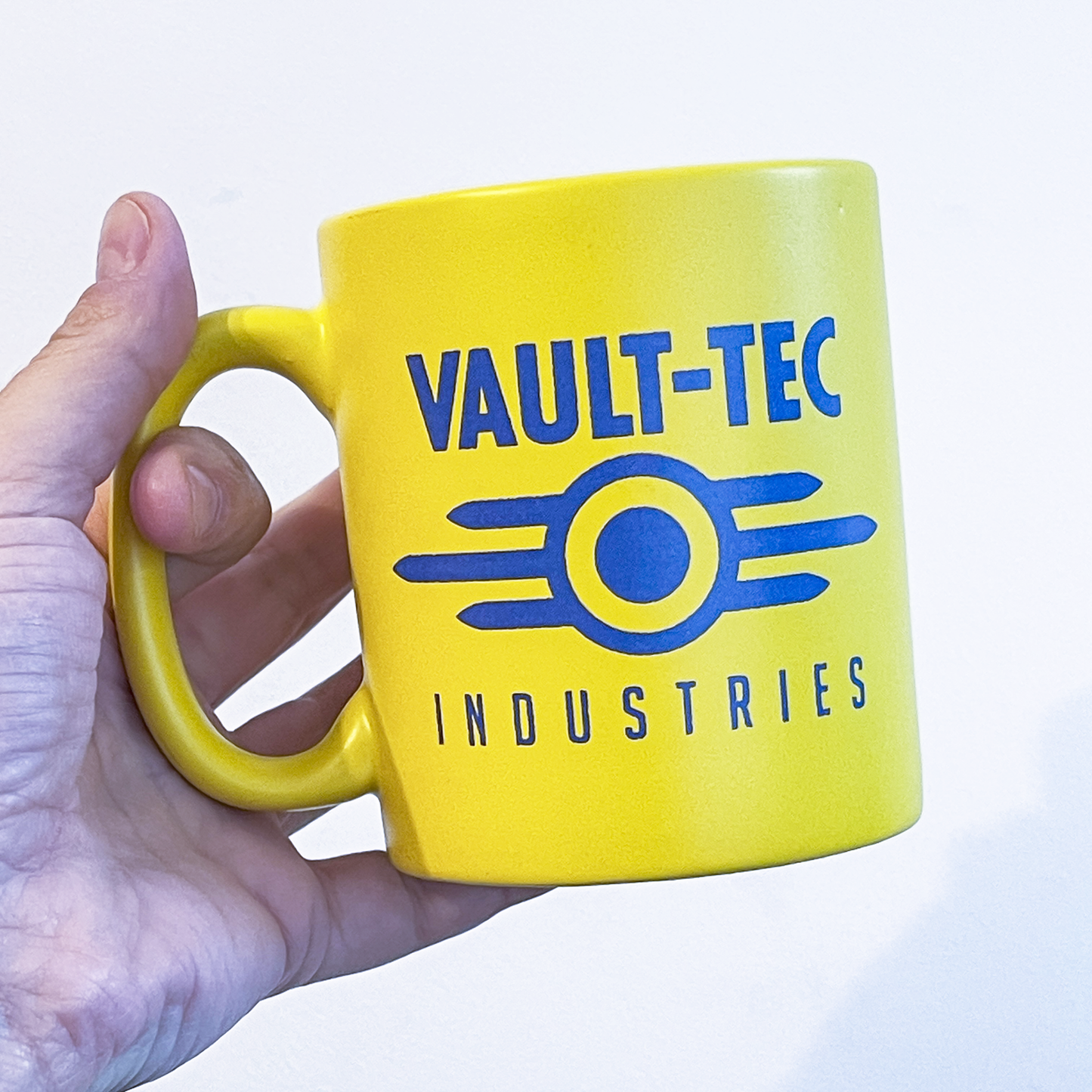 Fallout Mug | Vault-Tec Industries Logo | Yellow or Blue Matte