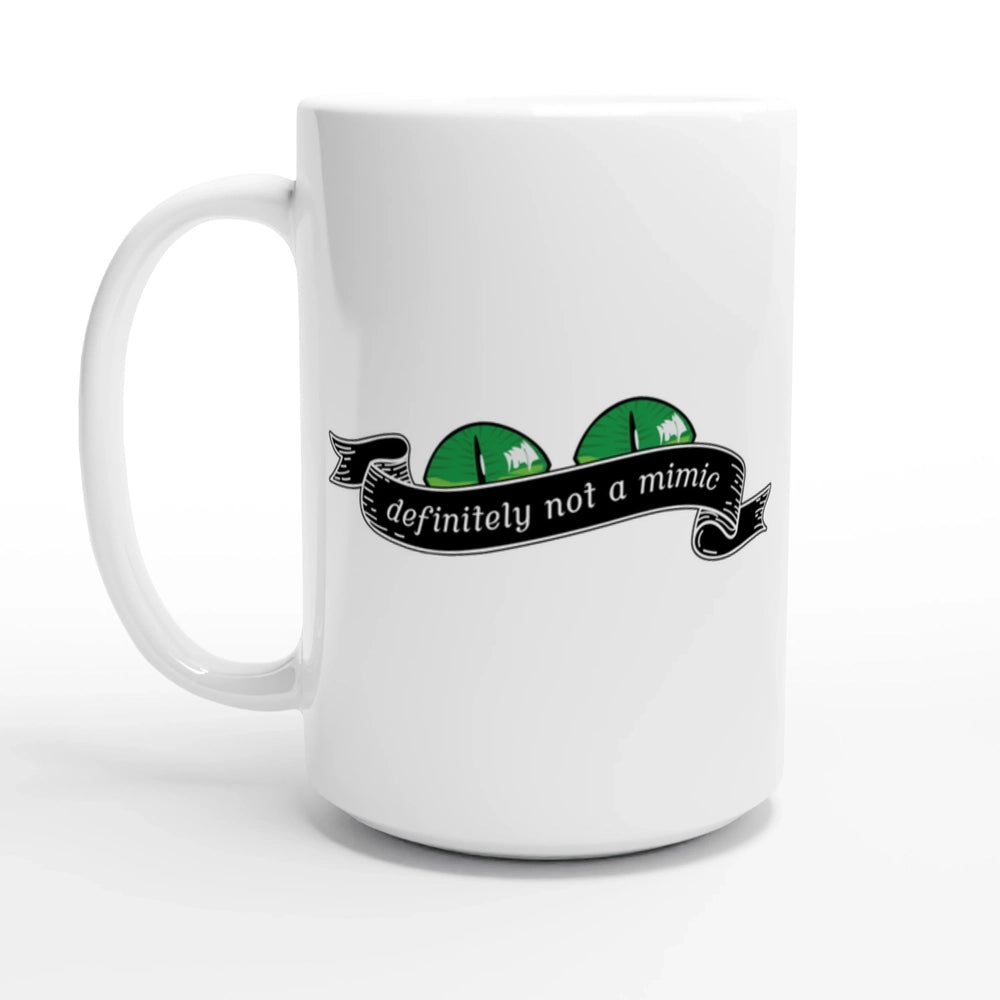 Definitely Not A Mimic D&D Mug, DnD and TTRPG Gaming Gift
