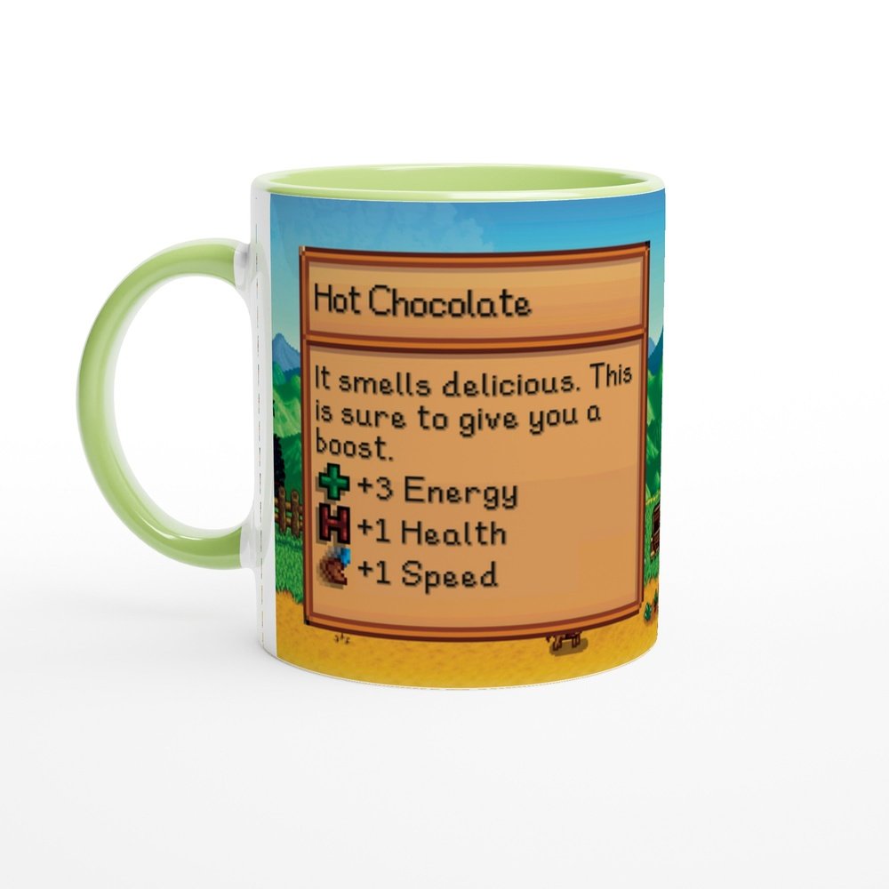 Stardew Valley Mug | Item Card | Farm Scene | Video Gaming Gift | 11oz Ceramic