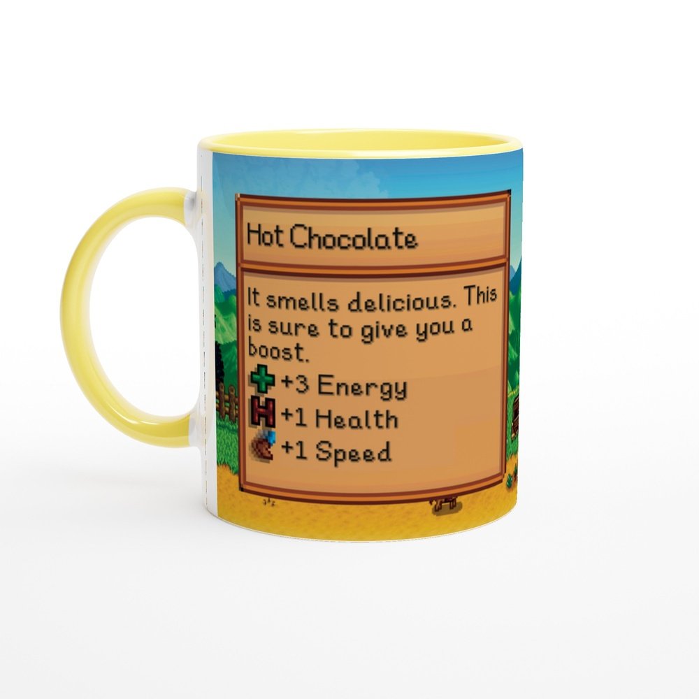 Stardew Valley Mug | Item Card | Farm Scene | Video Gaming Gift | 11oz Ceramic