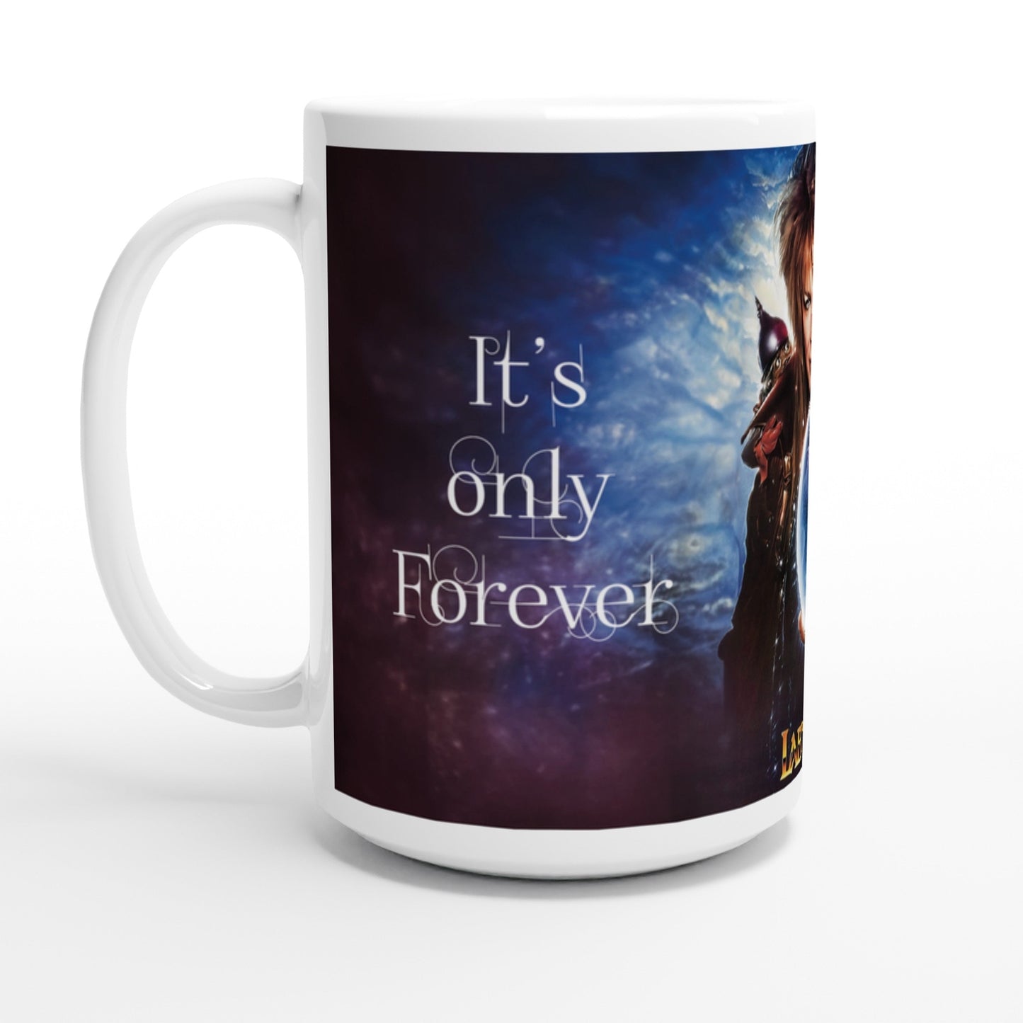 Labyrinth Movie Crystal Ball Mug - It's Only Forever