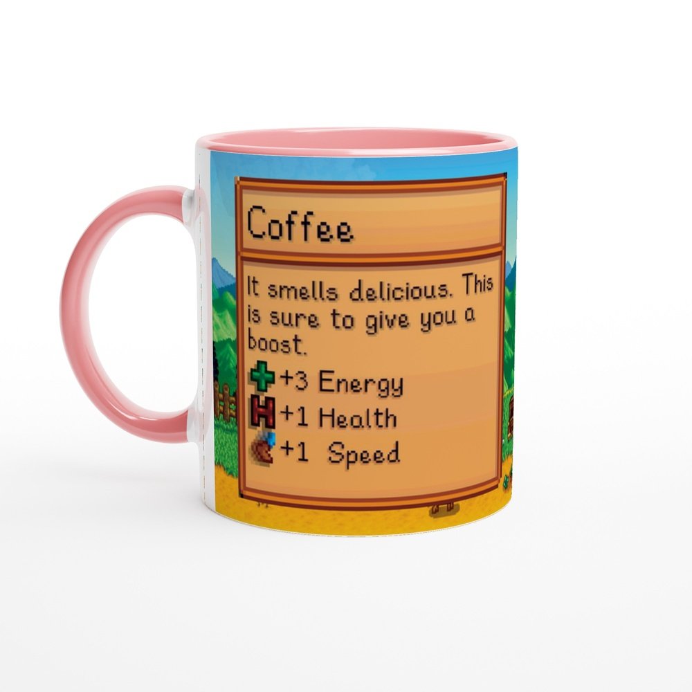 Stardew Valley Mug | Item Card | Farm Scene | Video Gaming Gift | 11oz Ceramic