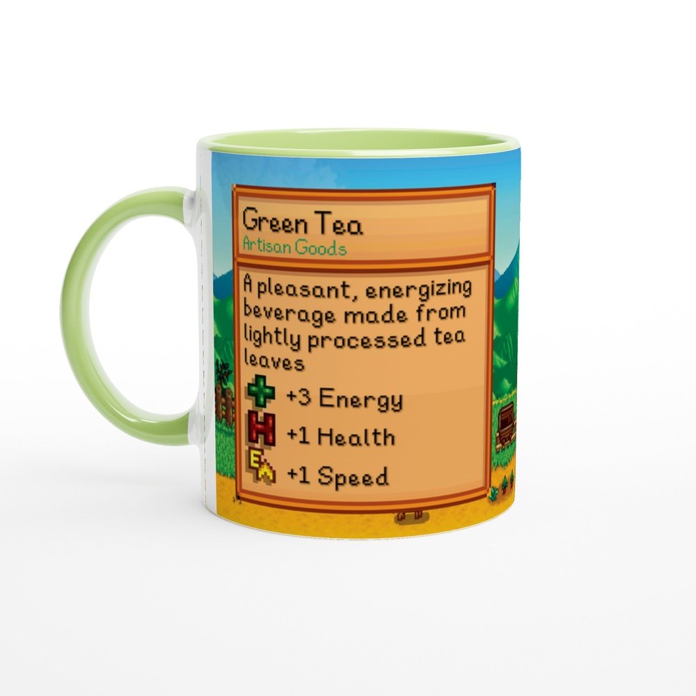 Stardew Valley Mug | Item Card | Farm Scene | Video Gaming Gift | 11oz Ceramic