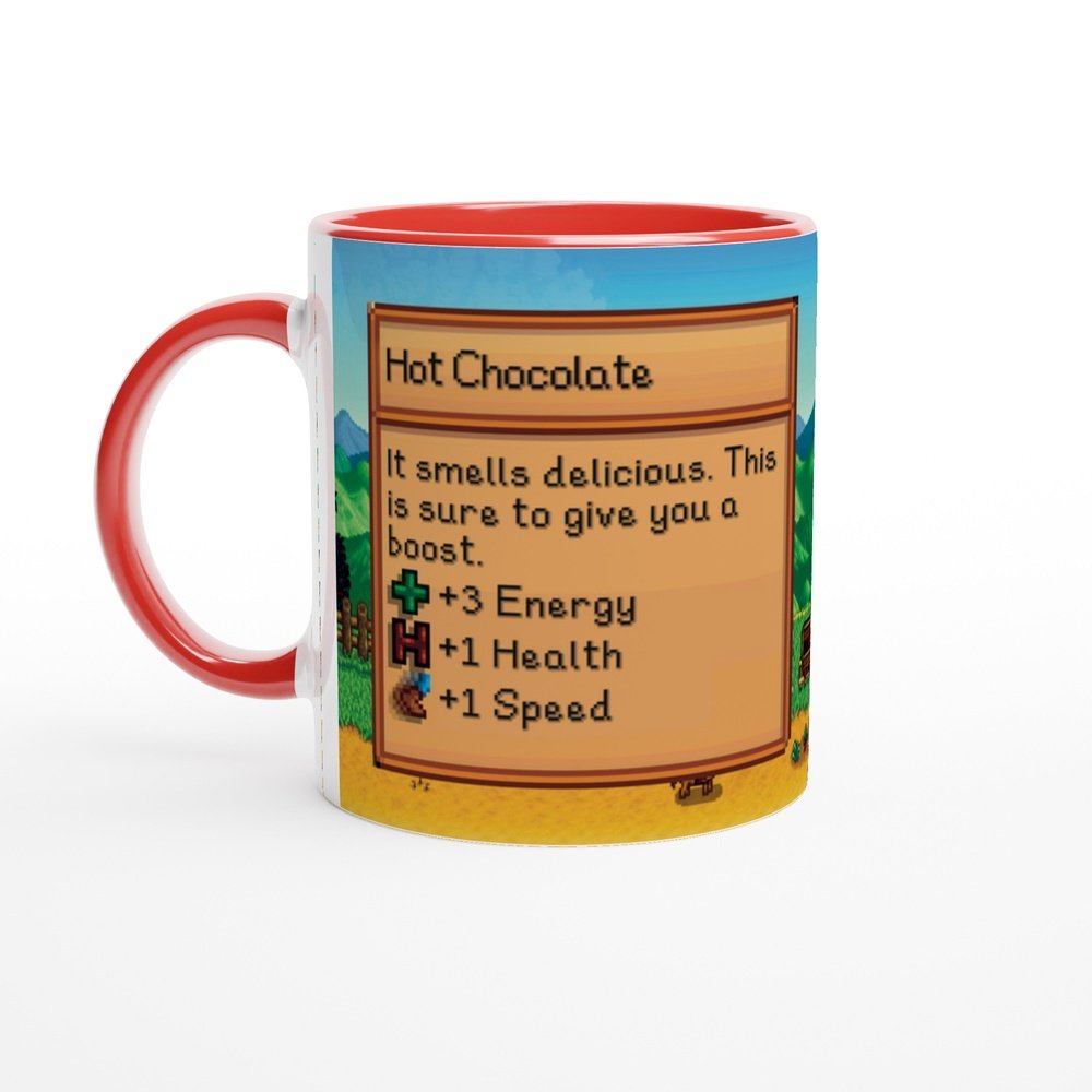 Stardew Valley Mug | Item Card | Farm Scene | Video Gaming Gift | 11oz Ceramic