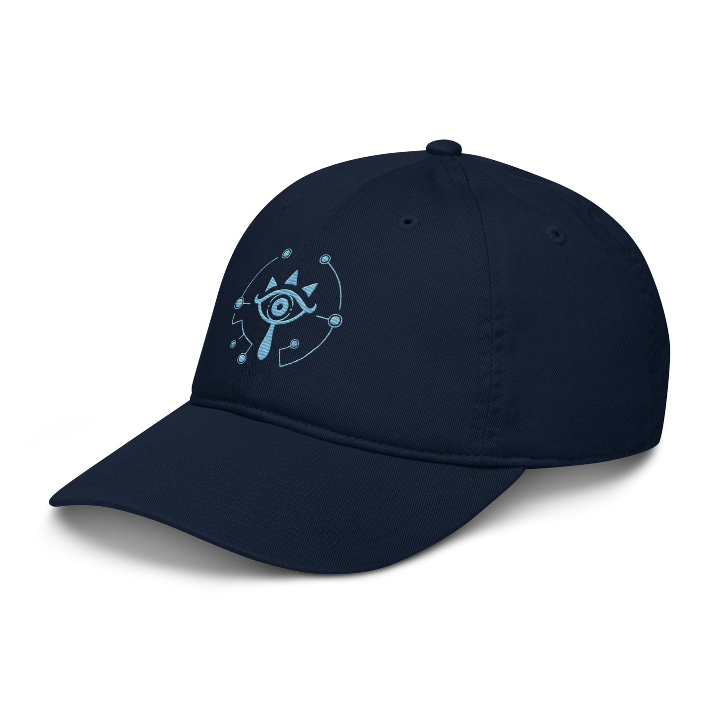 Zelda Sheikah Embroidered Cap | Glow in the Dark Dad Hat | Tears of the Kingdom Video Game Design