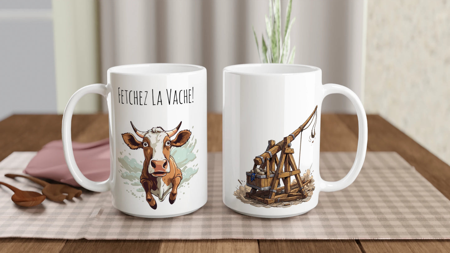 Fetchez La Vache! - Monty Python Holy Grail Mug