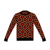 Overlook Hotel Carpet Pattern Sweater, The Shining Pullover, Retro Horror Knitwear