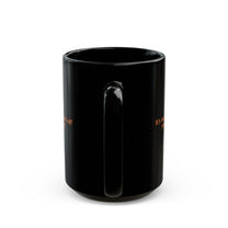 A black mug featuring orange text that reads It's now safe to turn off your computer in a Windows 95/98 style.