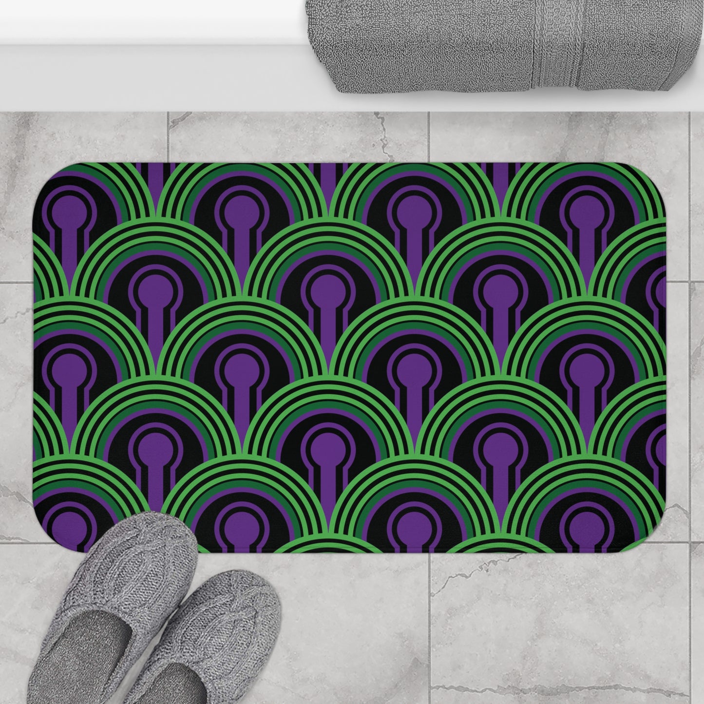 Overlook Room 237 Wallpaper Bath Mat - The Shining Pattern Gift