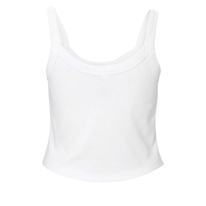 A white Nuka Cola tank top features thin straps and a square neckline against a plain background.
