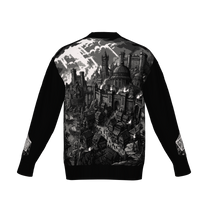 Baldur's Gate Cityscape Cardigan - BG3 Inspired Knitwear