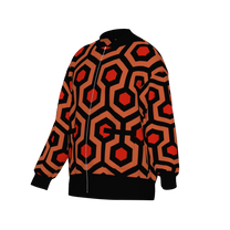 Overlook Hotel Carpet Knitted Bomber Jacket - The Shining Inspired Knitwear