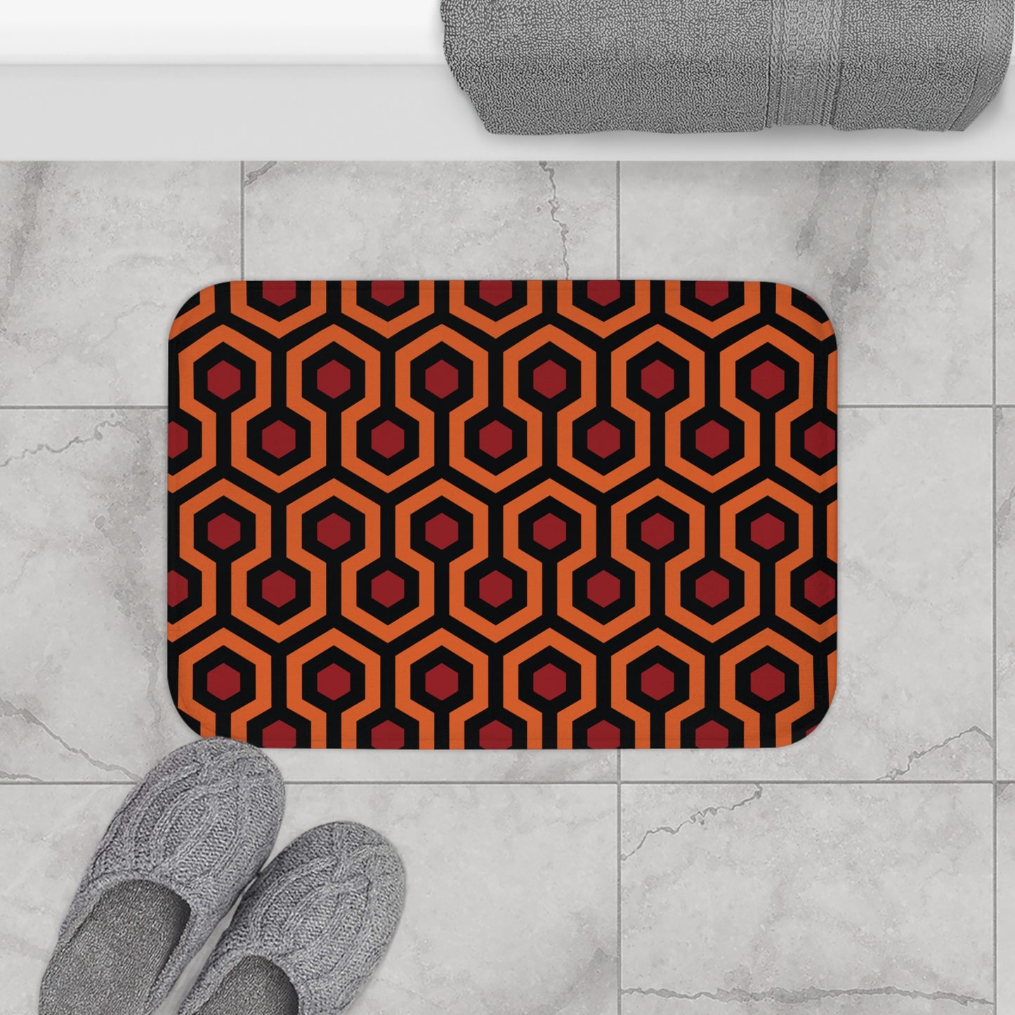 Overlook Hotel Carpet Pattern Bath Mat - The Shining Gift