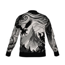 Witcher Inspired Knitted Cardigan - Pixel Art Fantasy Knitwear