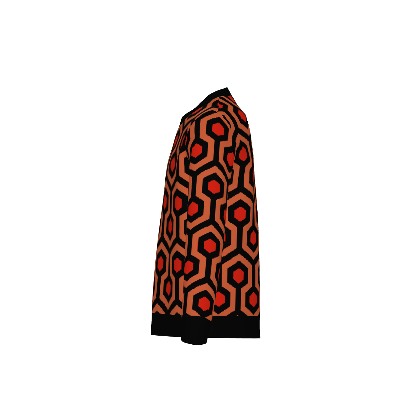 Overlook Hotel Carpet Pattern Sweater, The Shining Pullover, Retro Horror Knitwear