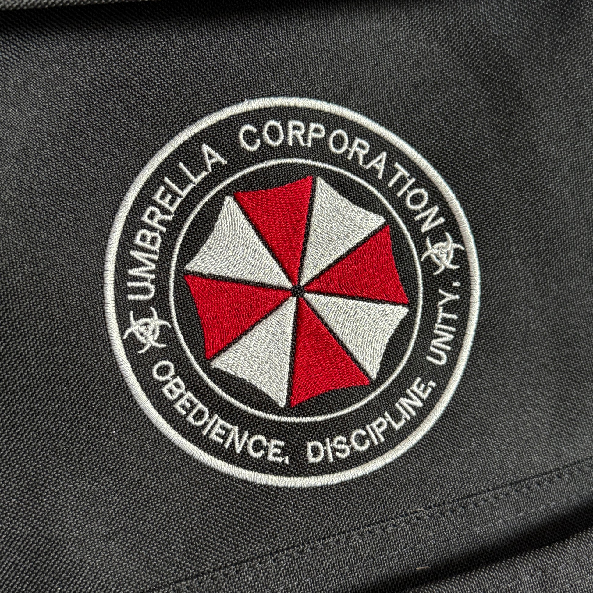 Umbrella Corporation logo on a black background