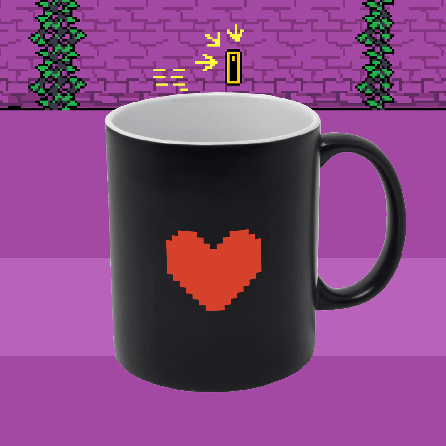 Undertale Black SOUL Heart Mug - 'Despite Everything It's Still You'