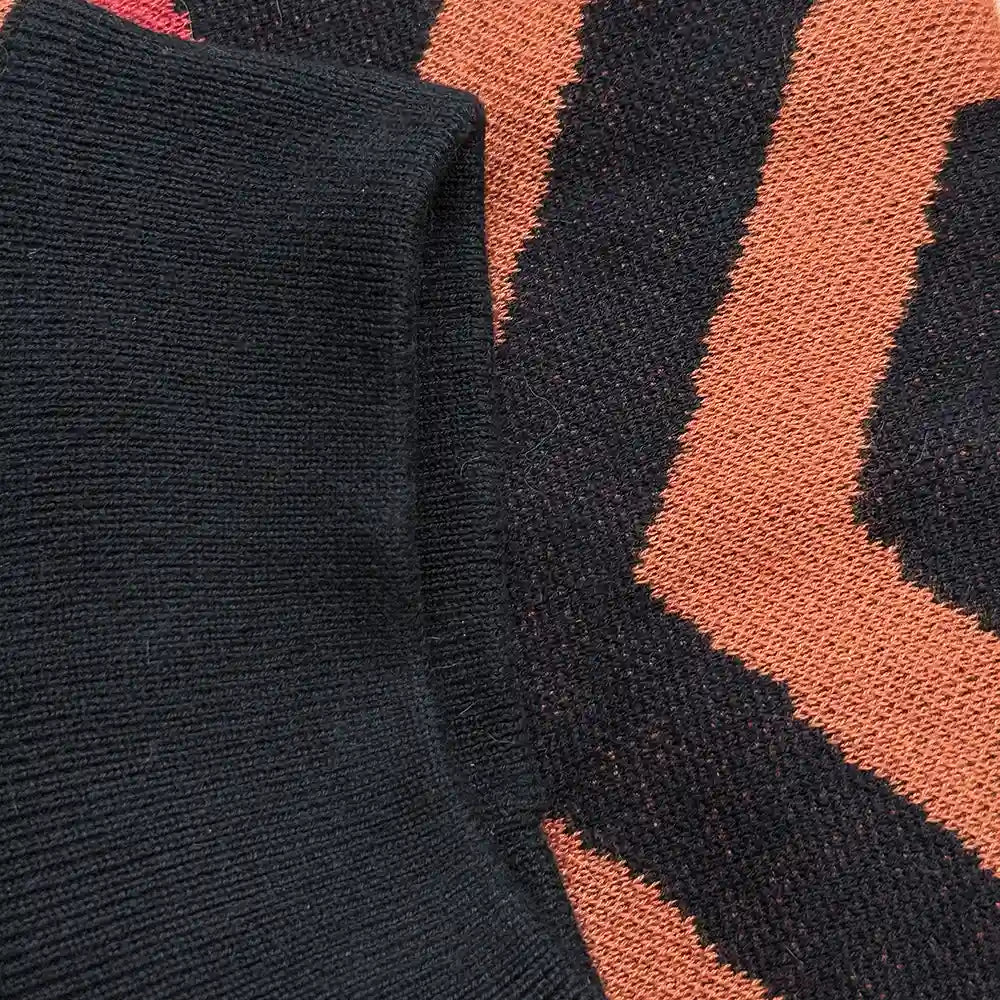 Overlook Hotel Carpet Pattern Beanie - The Shining Inspired Knitted Winter Hat
