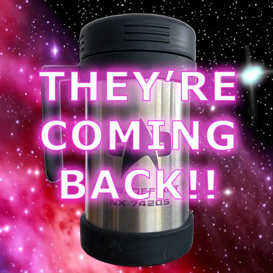USS Defiant Travel Mug, Star Trek DS9 Inspired Collectors Item