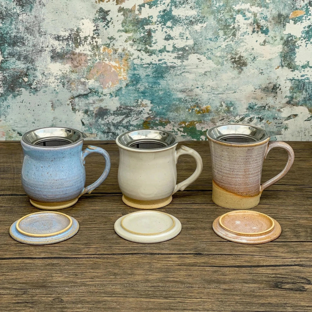 Tea Infuser Mug with Lid - In Stock Variants