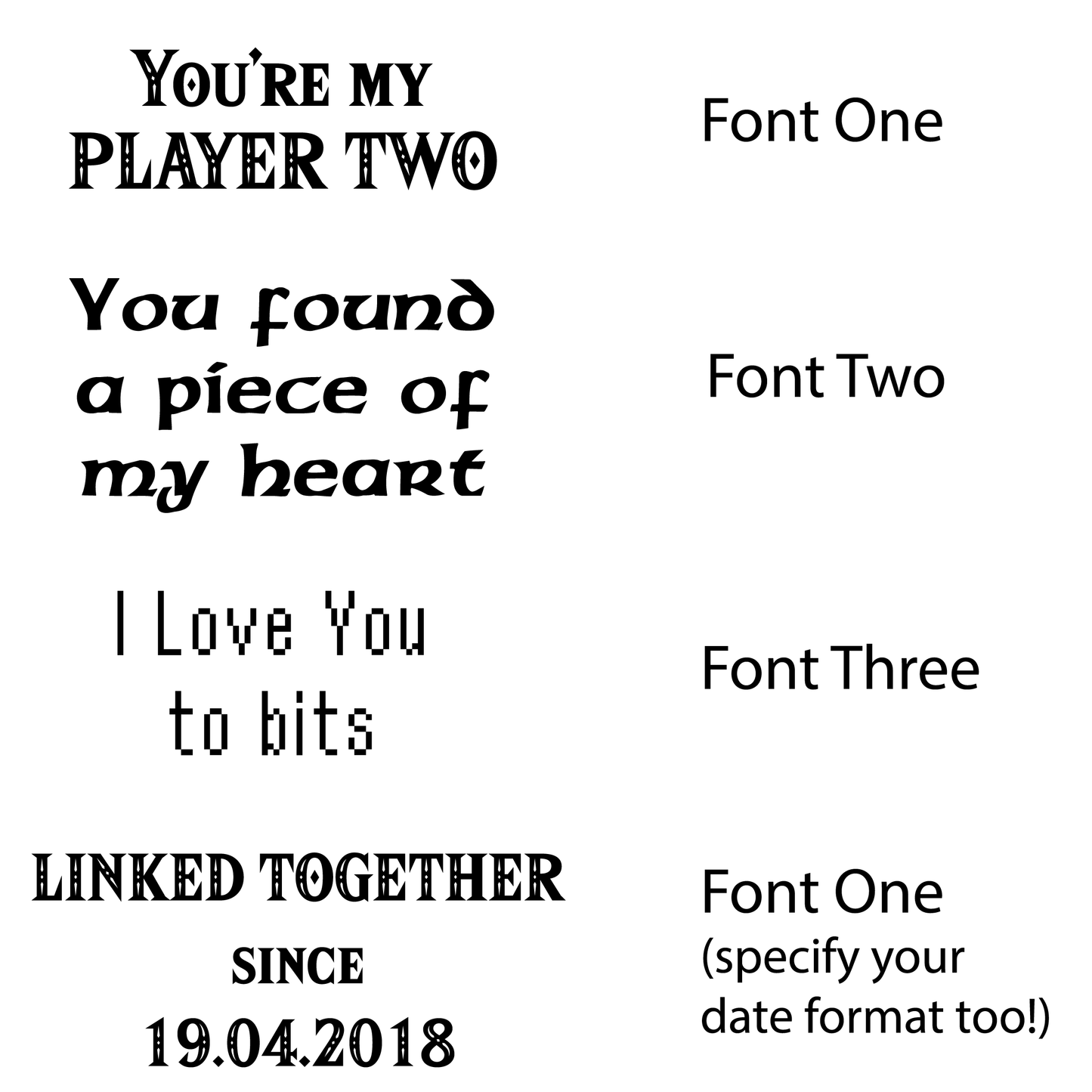 Link and Zelda Couples Mug, Custom Pixel Art Romantic Message Gift