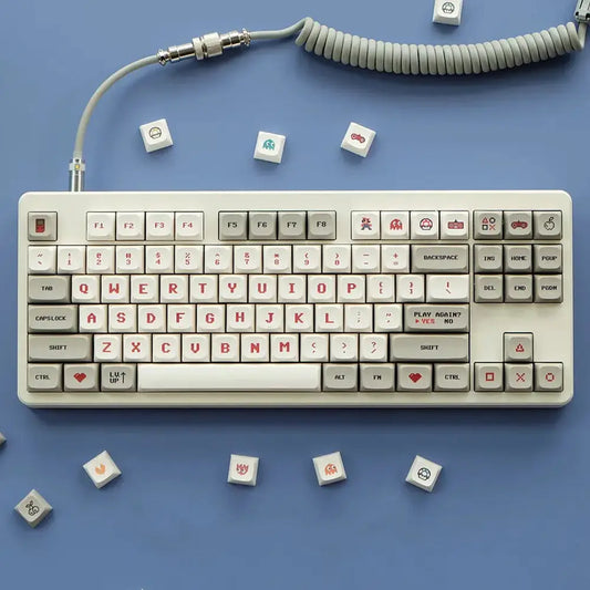 Retro Key Caps Set | GameBoy | Classic Console | For Mechanical Keyboard | XDA | Cherry Profile