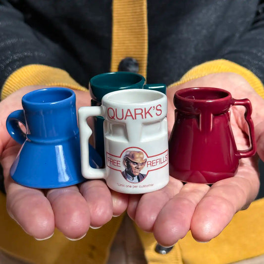 DS9 Mini Raktajino Mug Set - Handmade Star Trek Collectors Gift