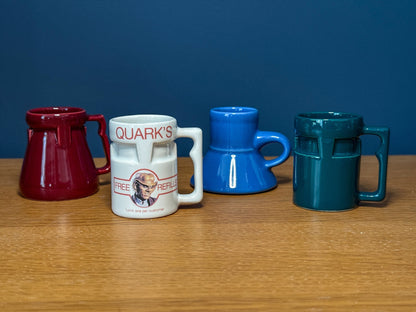 NEW! The DS9 Mini Raktajino Mug Set, for Espresso, Shots or Holiday Decor