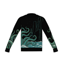 Cthulhu Rises Knitted Jumper - D&D / Lovecraft Cosmic Horror Knitwear
