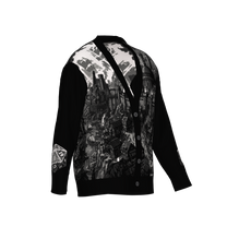 Baldur's Gate Cityscape Cardigan - BG3 Inspired Knitwear