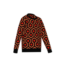 Overlook Hotel Carpet Pattern Sweater, The Shining Pullover, Retro Horror Knitwear