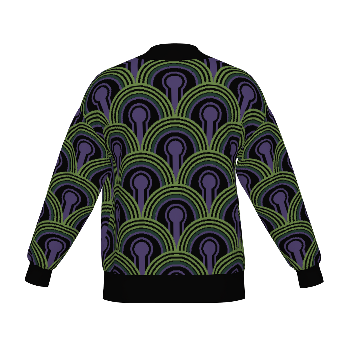 Room 237 Wallpaper Knitted Bomber Jacket - The Shining Inspired Knitwear