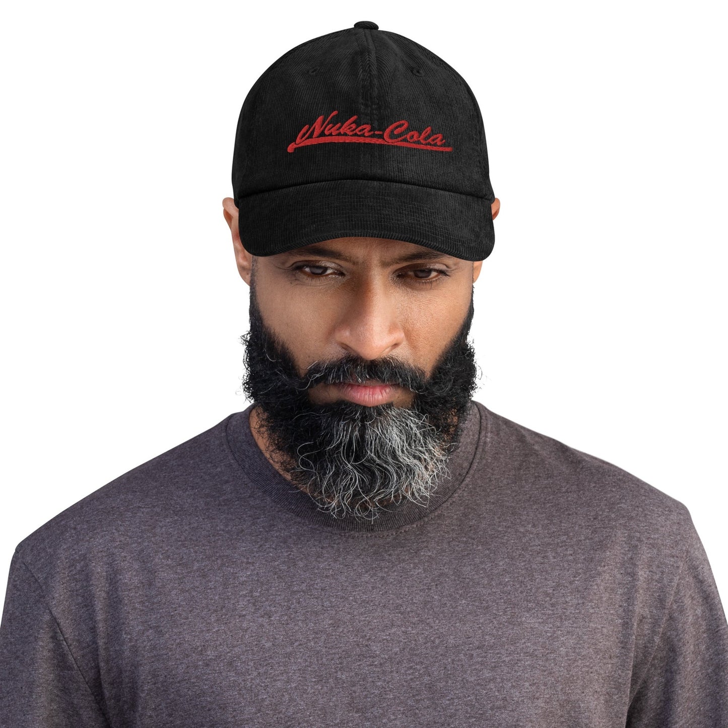 Nuka Cola Red Embroidered Dad Hat | Nuclear Fallout Protection Cap