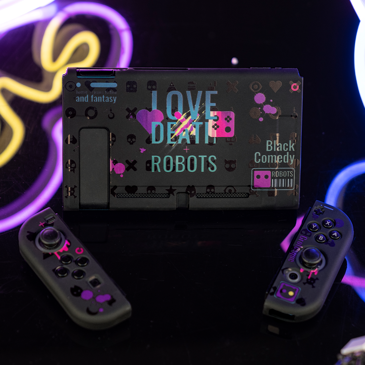 Nintendo Switch / OLED | Love Death + Robots | Protective Case | Skin | Joycon caps