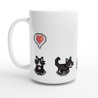 Stardew Valley Tuxedo Cats Mug, Cosy Gamer Gift