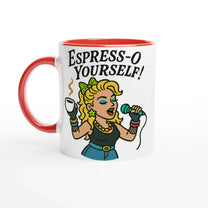 Espress-o Yourself! 80s Madonna Pop Diva Coffee Mug