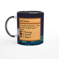 Mug Stardew Valley avec arrière-plans personnalisés - Thé, Café, Chocolat chaud, Thé vert, Chaï Latte, Triple Espresso, Cadeau pour Gamer en Pixel Art