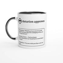 Astarion approuve / désapprouve, Mug de dialogue BG3