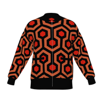 Overlook Hotel Carpet Knitted Bomber Jacket - The Shining Inspired Knitwear
