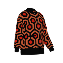 Overlook Hotel Carpet Knitted Bomber Jacket - The Shining Inspired Knitwear