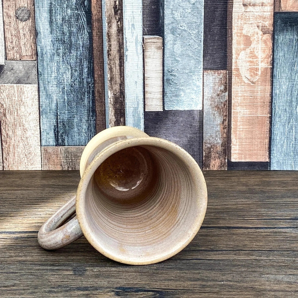 Rustic Pink Glazed Tall Stoneware Latte Mug