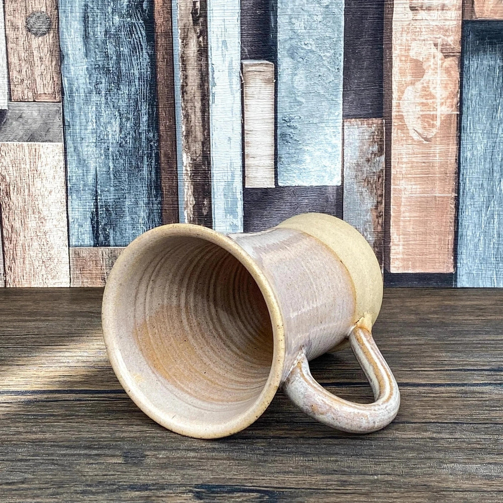 Rustic Pink Glazed Tall Stoneware Latte Mug