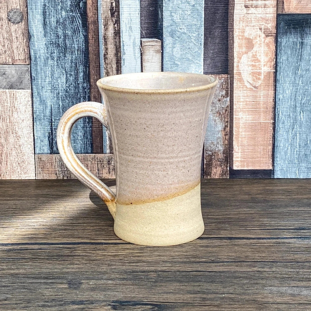 Rustic Pink Glazed Tall Stoneware Latte Mug
